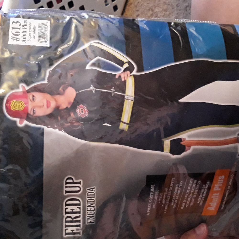 Fired Up 4-piece Plus Size Costume